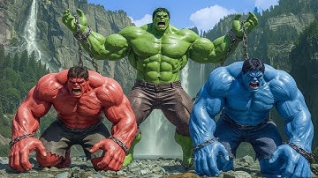 BLUE HULK vs RED HULK EPIC BATTLE! However, HULK Unexpected SAVE Changes Everything!