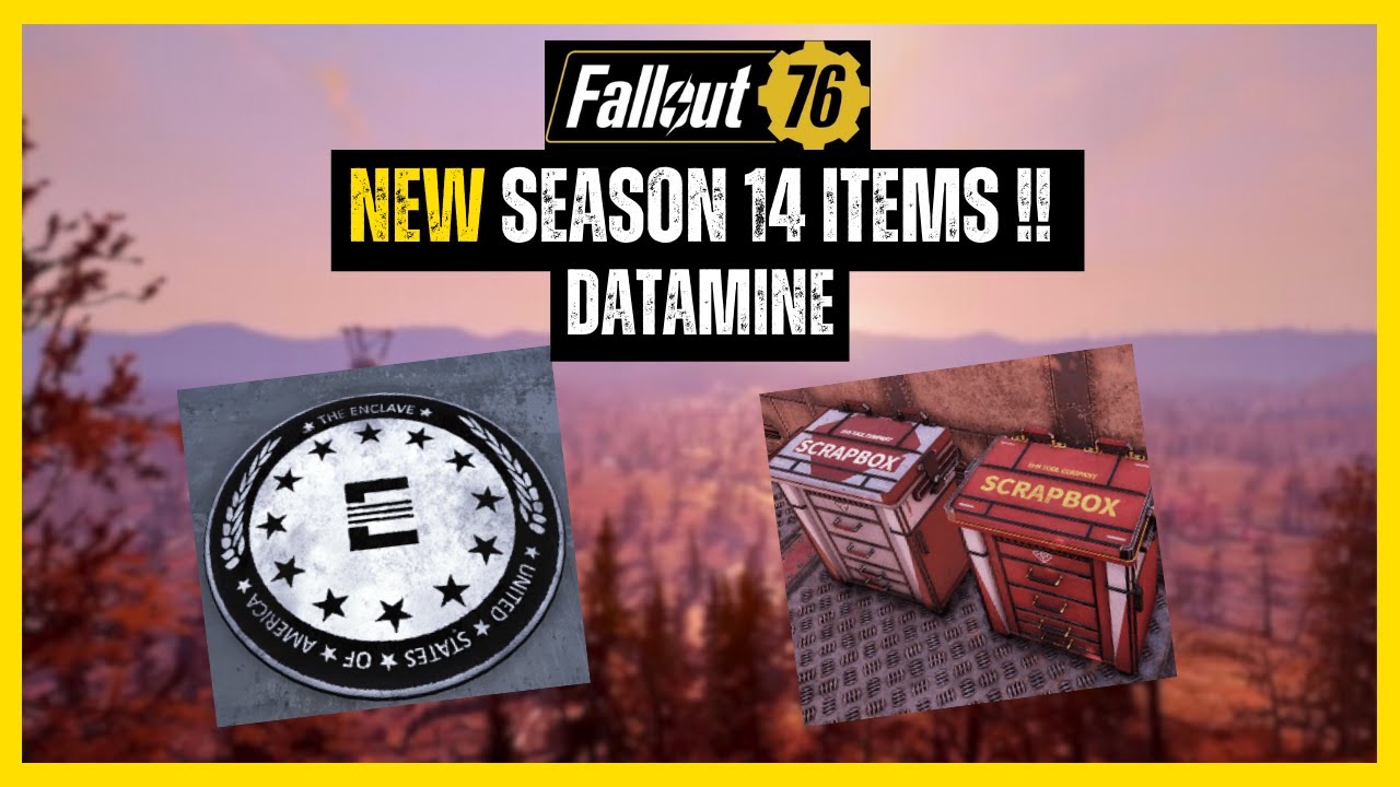 NEW Season 14 items in Fallout 76 !!