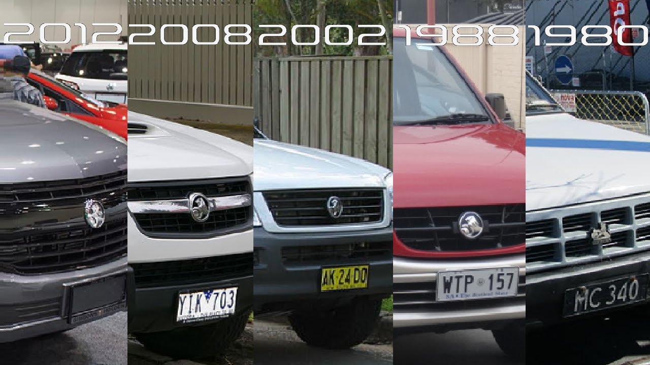 Kb Rodeo Evolution of Holden Rodeo/Colorado (1980-2020) (125 Subscribers Special ...