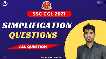 Simplification Questions || SSC CGL 2021 Questions || SSC CGL 2022 || #ssc  || #sscchsl || #tricks