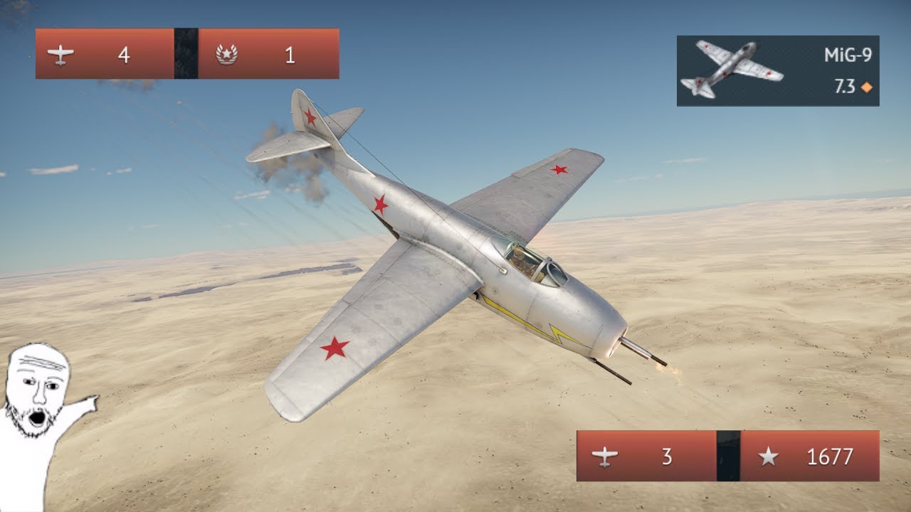 The MiG-9 DOMINATES the Skies in War Thunder! [Gameplay + Memes]