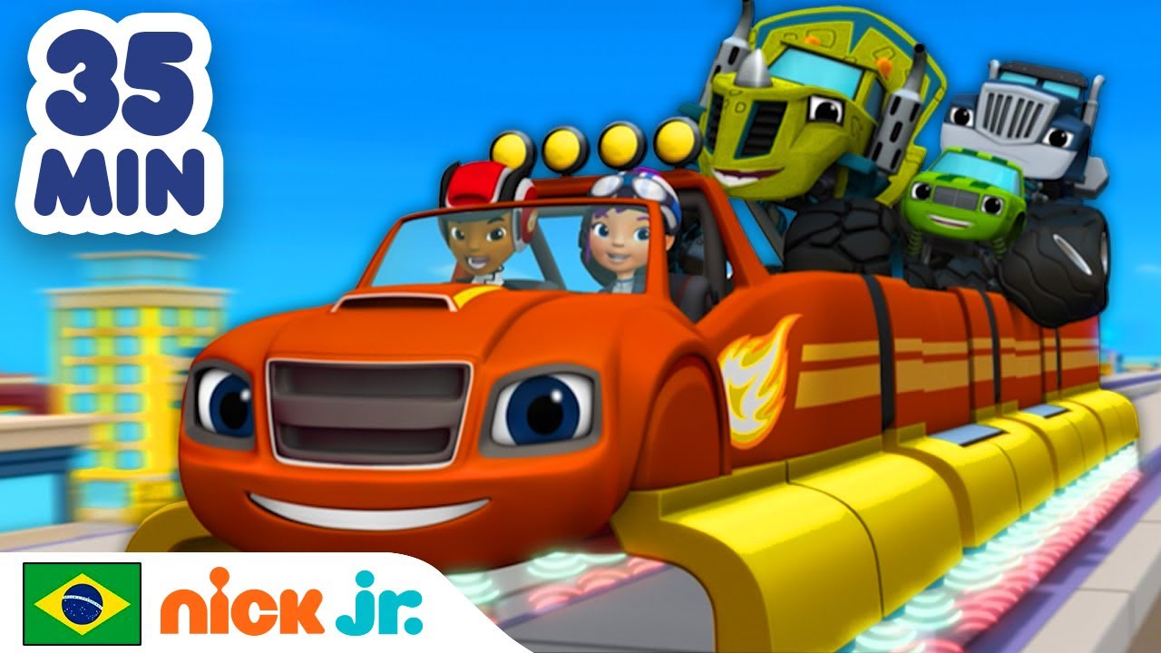 Blaze e os Monster Machines | 40 minutos dos melhores momentos da temporada 1 – Parte 2 | Nick Jr