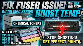 Ricoh MP C3003/C4503: How to Change Fuser Temperature (SP 1105) for Generic Toners SMC Report Ricoh MP C3003/C4503: How to Change Fuser Temperature (SP 1105) for Generic Toners SMC Report
