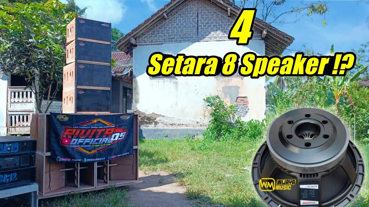 12 inch Menggila !! Ngeri Speaker Sub Terbaru Rivita Sound Miniatur