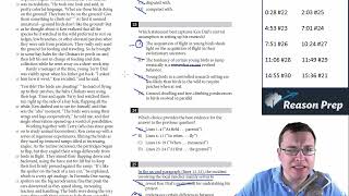 Test 3, Passage 3, SAT Reading Course #26