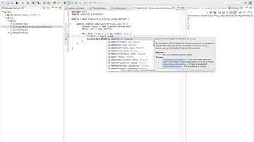 Java - Arrays,Loops, and Methods Chapter  5, 6, and 7