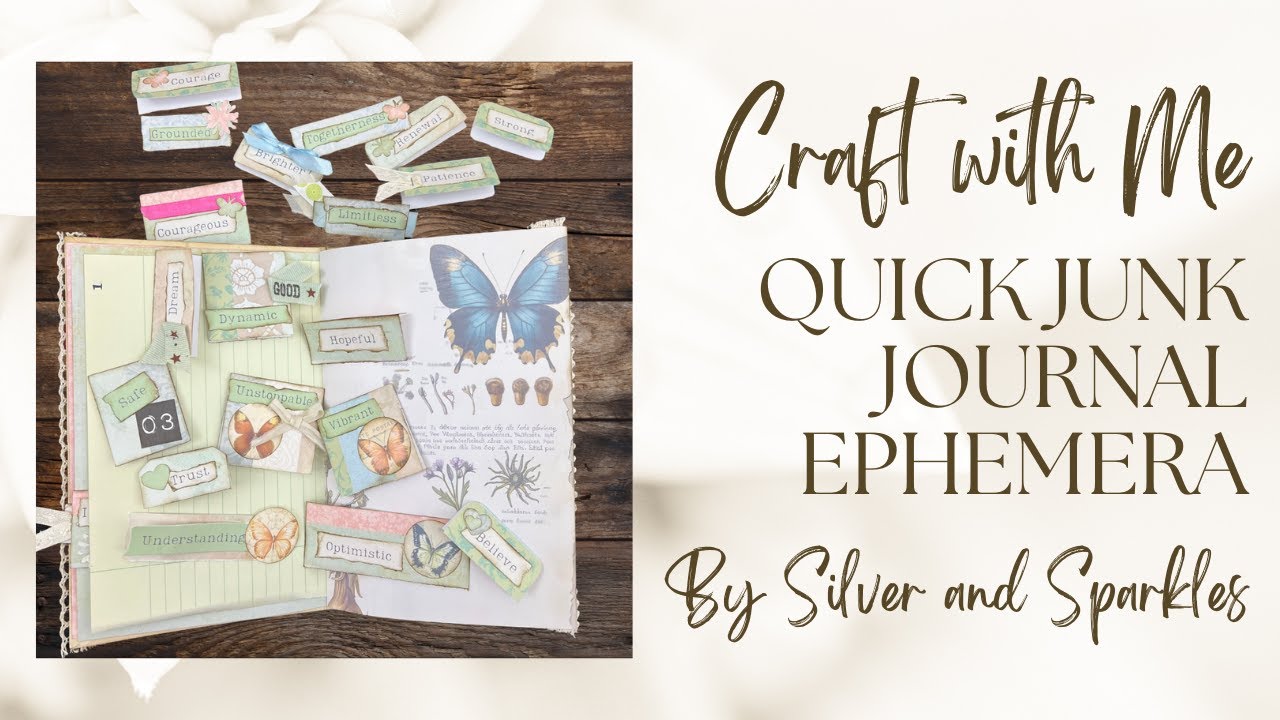 Craft with me! Mass Make Junk Journal Ephemera & Freebie Digital Page ...