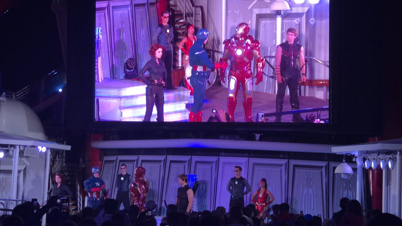 mainlander A little summary of Marvel Day at Sea #disneycruise