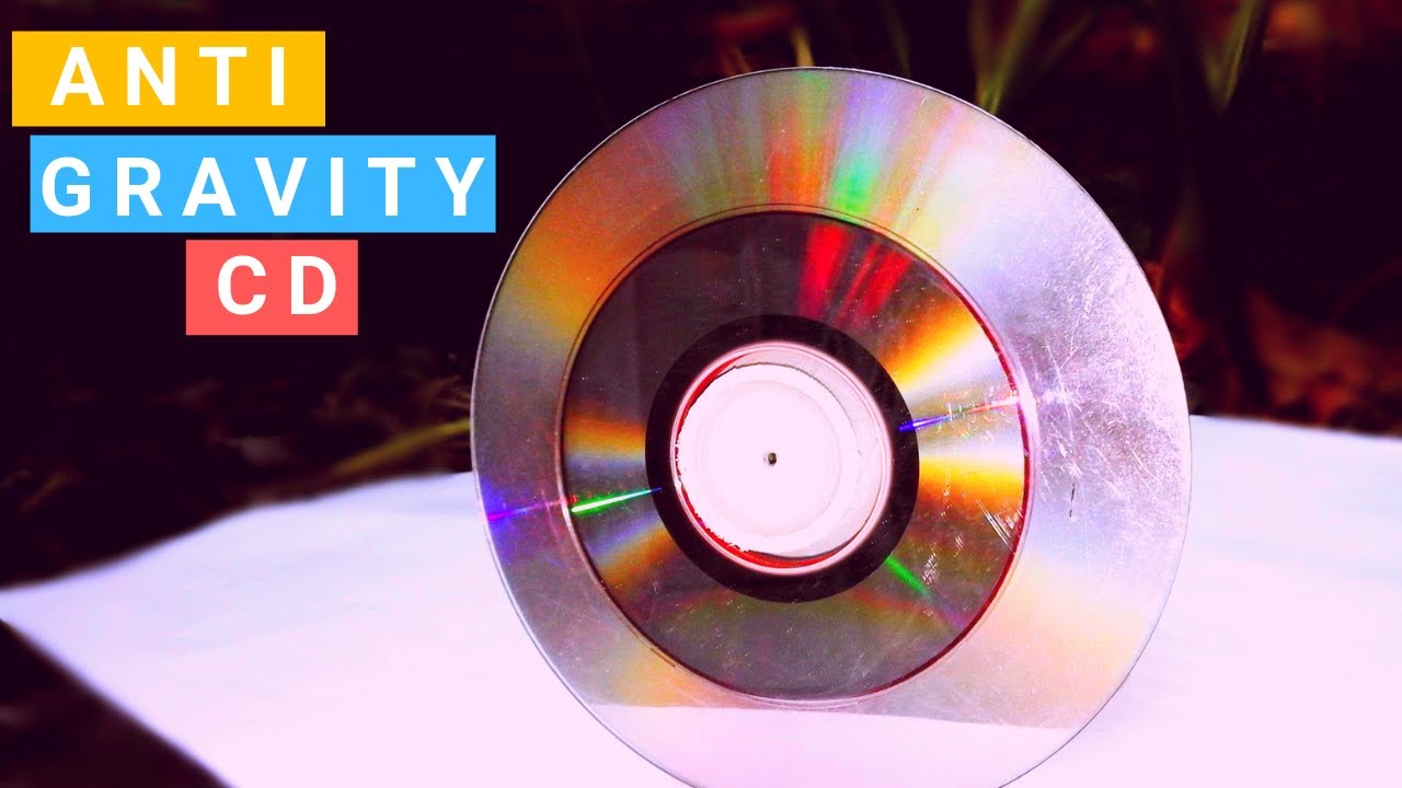 HOW TO MAKE ANTI GRAVITY CD WHEEL | ANTI GRAVITY CD WHEEL SCIENCE PROJECT