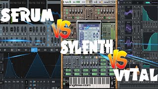 Serum vs Vital vs Sylenth Psytrance Bass lines