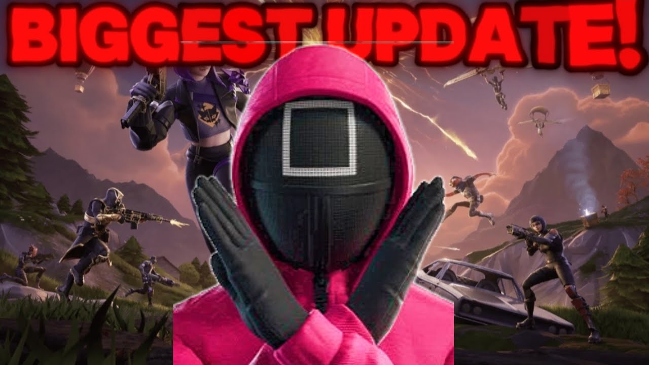NEW FORTNITE SEASON 3 UPDATE!(SQUID GAME,LEX LUTHOR,ICON EMOTES)