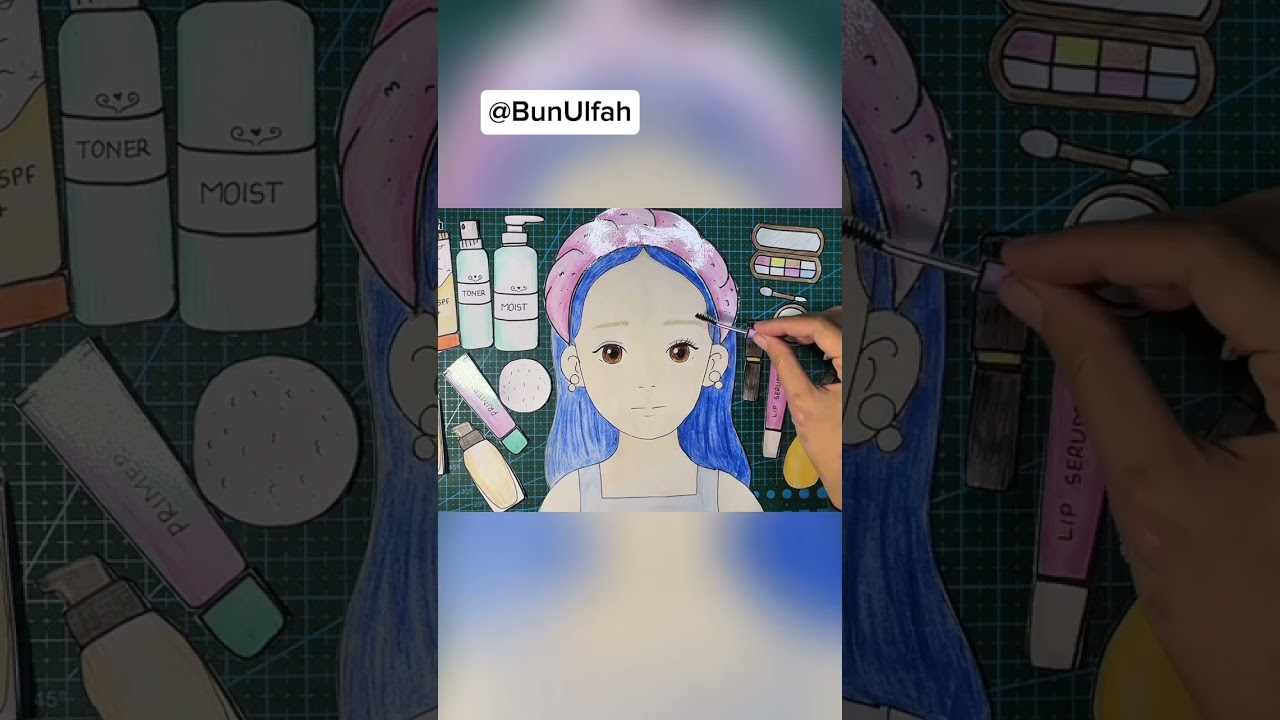 Play paper doll | Uci makeup | pakai maskara biar cetar
