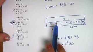 Multi-Step Word Problems with Strip Diagrams and Equations- 4th Grade