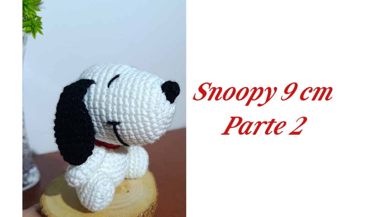 SNOOPY AMIGURUMI 9cm Parte 2.           @BellaLana-02 