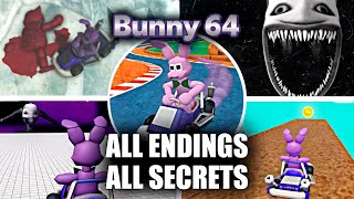Bunny 64 - Kitty Kart 64 Inspired - All Endings & All Secrets (Roblox Showcase)