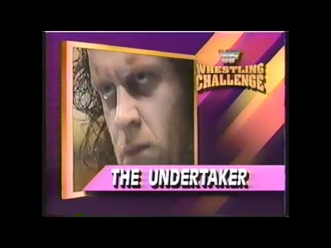 Undertaker In Action Wrestling Challenge Jan 12th 1992 