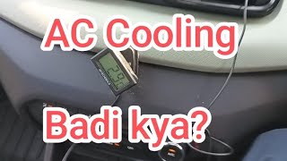 Tata Punch AC cooling trial #heat #coolant #chill #punch