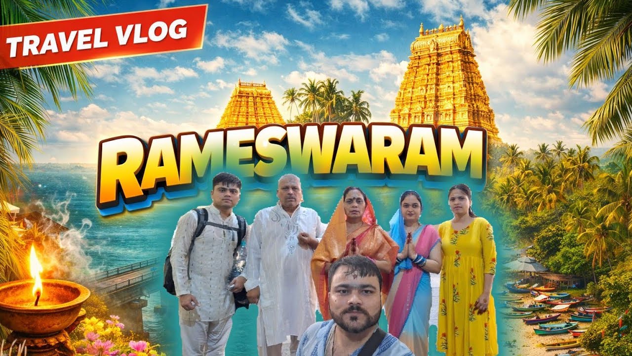 Rameswaram Travel Vlog 🙏 | Divine Darshan & Island Vibes | Tamil Nadu #viral #trending #viralvideo