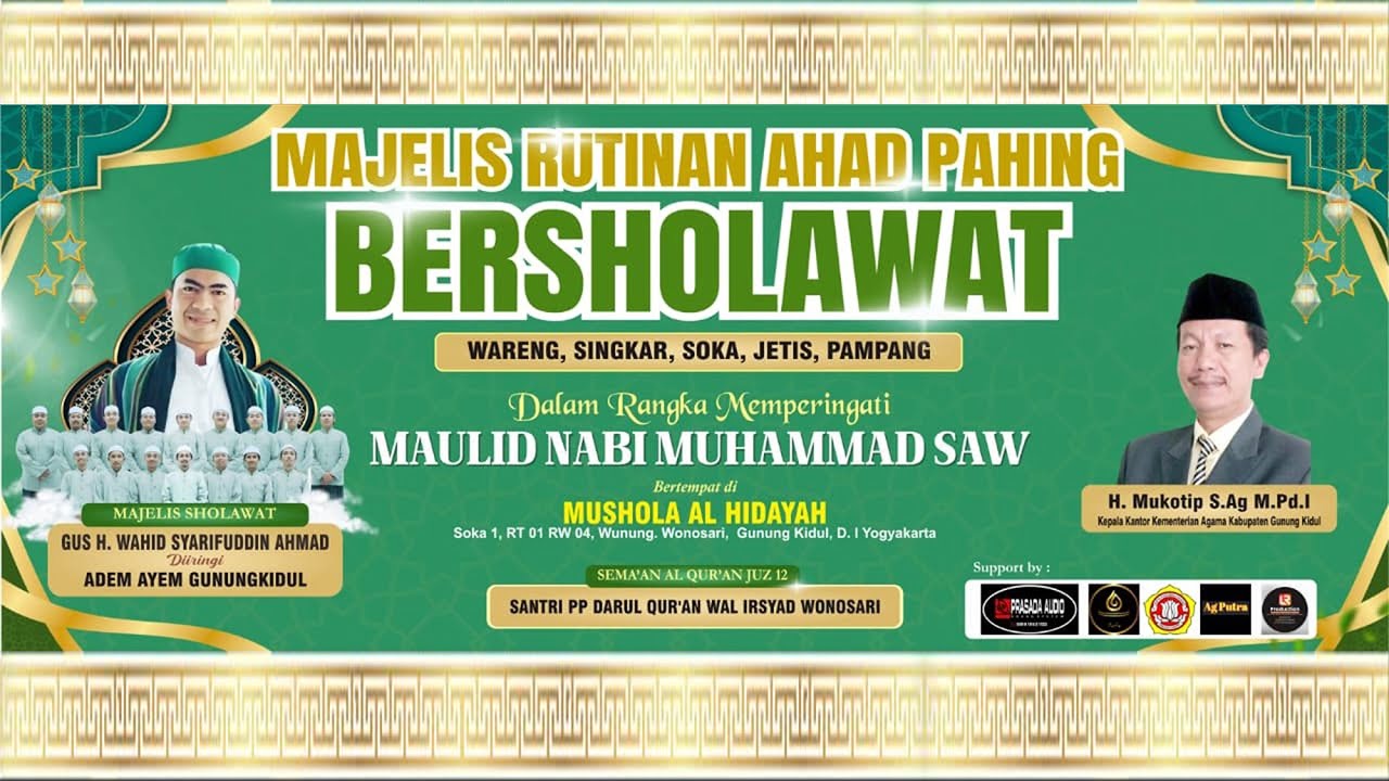 🔴MAJELIS RUTINAN AHAD PAHING BERSHOLAWAT - SINGKAR - SOKA - JETIS - PAMPANG🔴11-09-2025