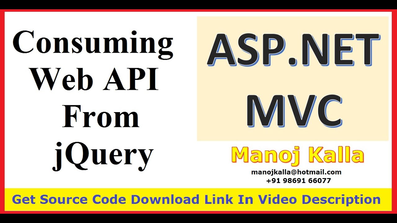 Asp.Net Web API Consuming From Jquery , Asp.Net Web API using Jquery ...