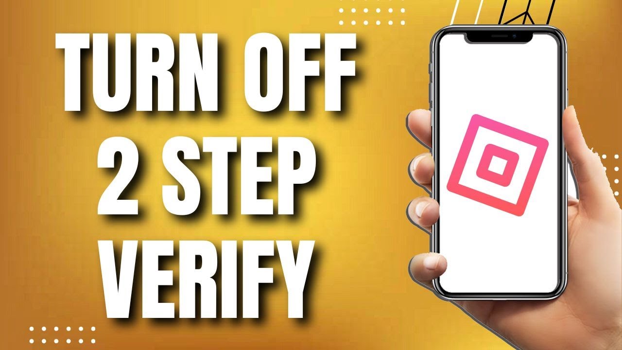 How To Turn Off 2 Step Verification On Roblox UPDATED 2023 YouTube