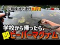 【バス釣り】学校から帰ったら、即ビーバーマグナムで小規模ため池直行!!