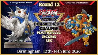 WCQ NATIONAL BIRMINGHAM │ Artmage Power Patron VS Crystron Earth Machine │ Round 12 Yu-Gi-Oh! 2026 screenshot 4
