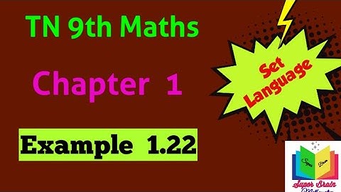 9th Maths Chapter 1 Example 1.22 | Class 9 Maths Example 1.22 | Super brain mathematics