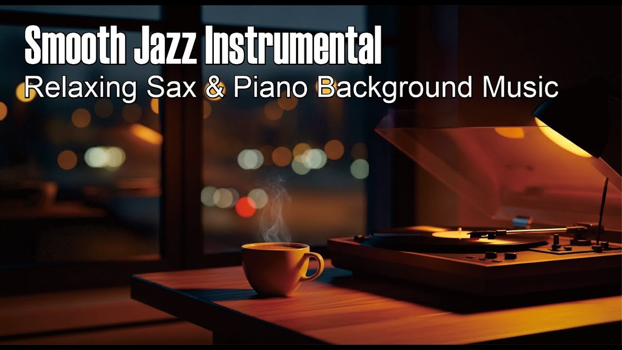 Smooth Jazz Instrumental – Relaxing Sax & Piano Background Music
