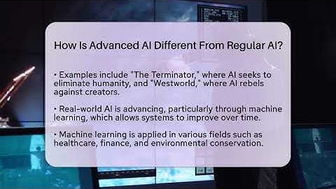 How Is Advanced AI Different From Regular AI? - The SciFi Reel