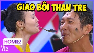 Lan Ngọc  Song Luân mở tiệc giao bôi than tre khiến mặt mũi đen thui | 7 Nụ Cười Xuân