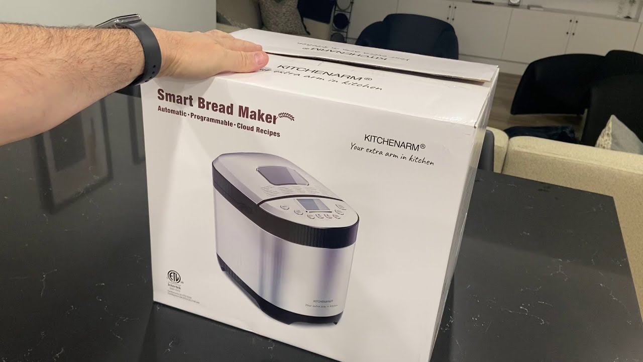 Unboxing and Quick Look at the KitchenArm Smart Bread Maker! - YouTube