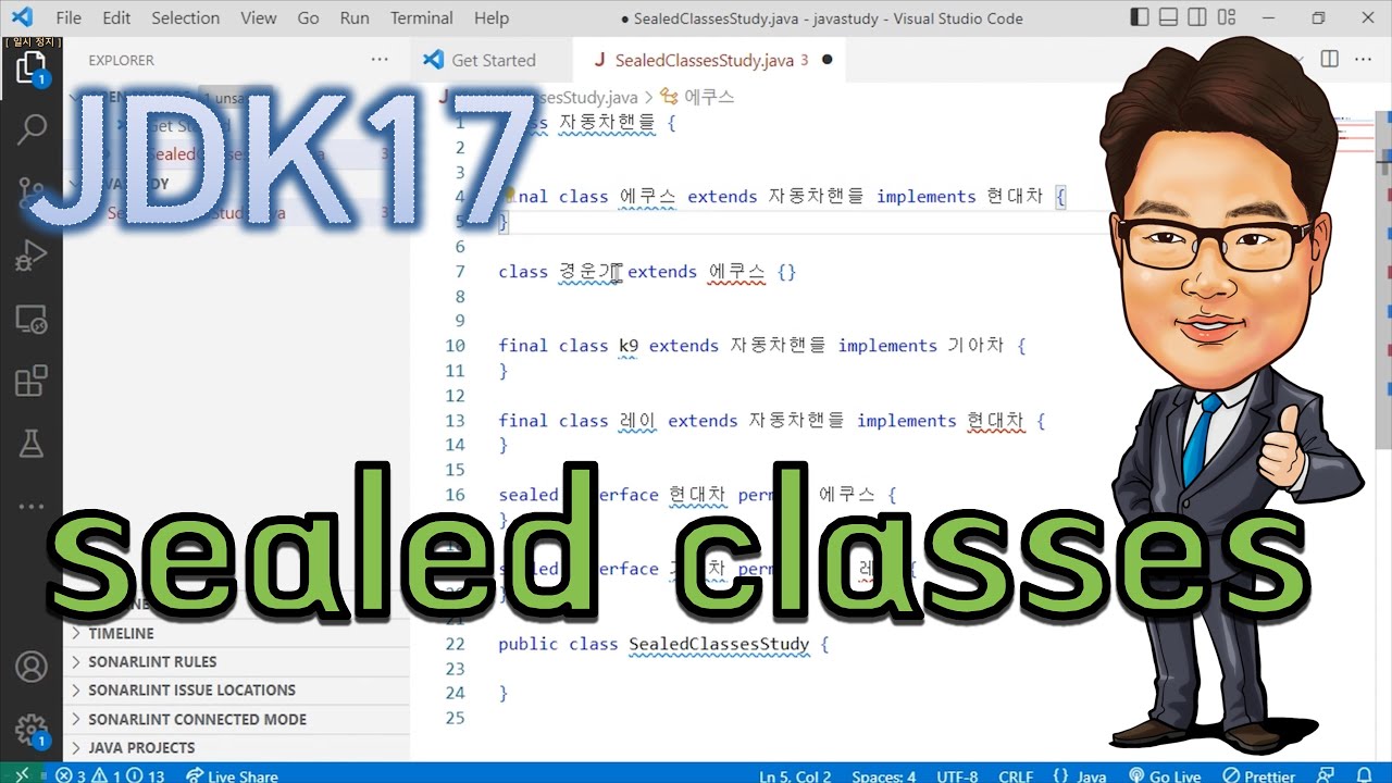 sealed classes in java 17+: stronger type control for... JDK17 sealed classes - YouTube
