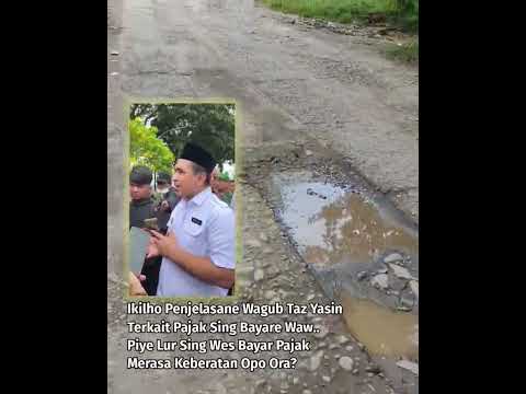 Nek Ngendikane Wagub Kita, Gus Yasin, Pajak 2026 Ora Mundak