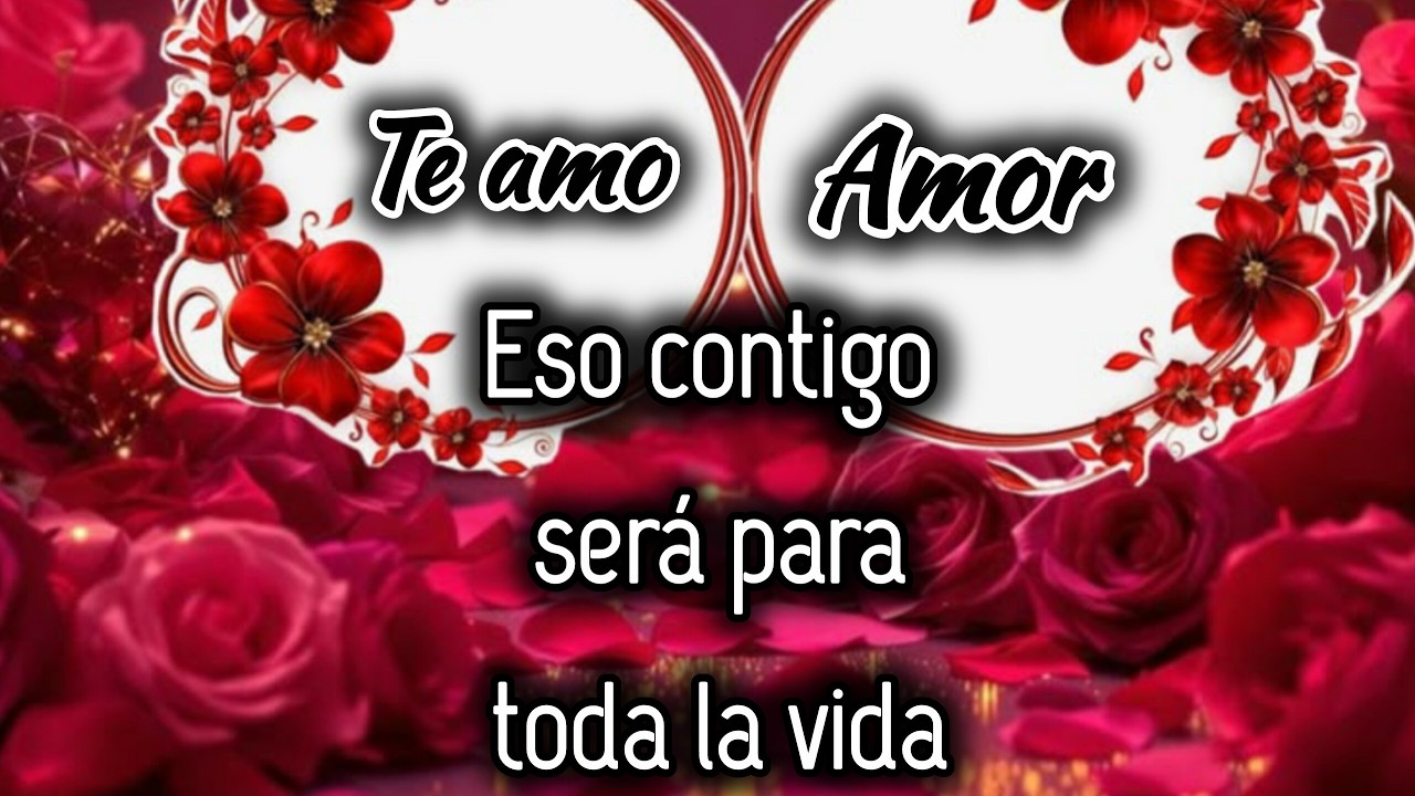 Eso contigo será para toda la vida