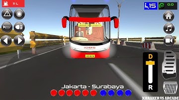 IDBS Bus Simulator Lampung To Cilegon Journey Gameplay
