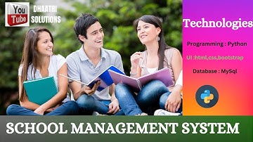 School Management System || In English || Python Projects || English 2023 || DHAATRI SOLUTIONS