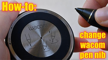 How to change nib in Wacom Stylus (Pro Pen 2)