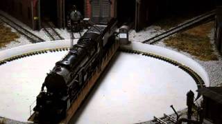 g gauge scratchbuilt turntable in action