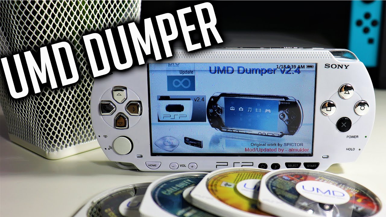 How To Copy Umd Games To Your Psp Homebrew App Umd Dumper Tutorial Youtube