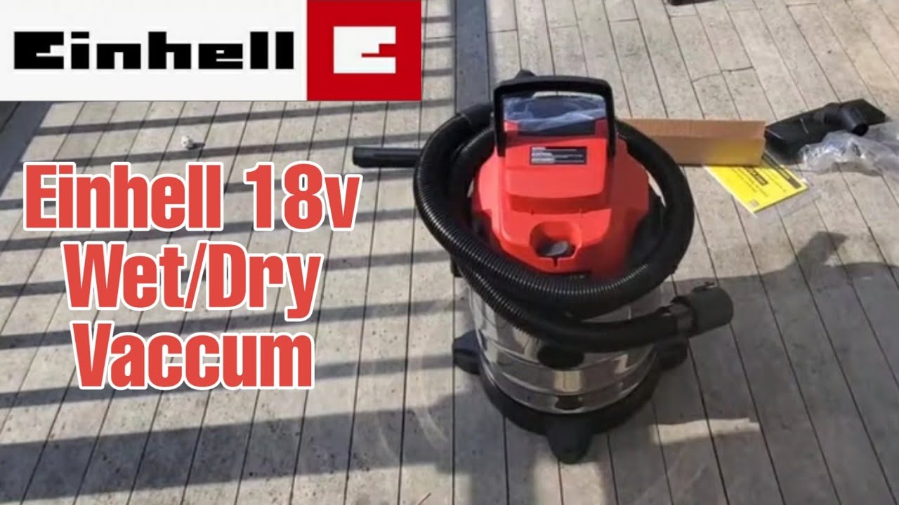 EINHELL 18v 4.8 Gallon Cordless Wet/Dry Vaccum Review (TC-VC 18/20 liS) 