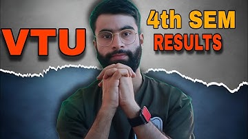 Vtu 4th Sem Results New Update 😱