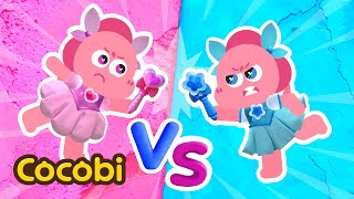 I Like Pink!💗 VS I Like Blue!💙 and More | Nursery Rhymes | Cocobi