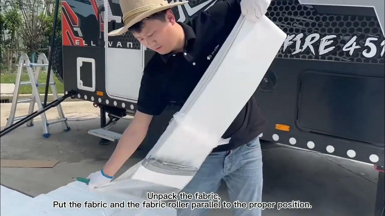 ALEKO Manual RV Awning Installation Tutorial YouTube
