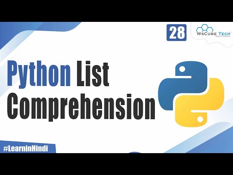 What is List Comprehension in Python - Elegant way to Create Lists | Tutorial for Beginners