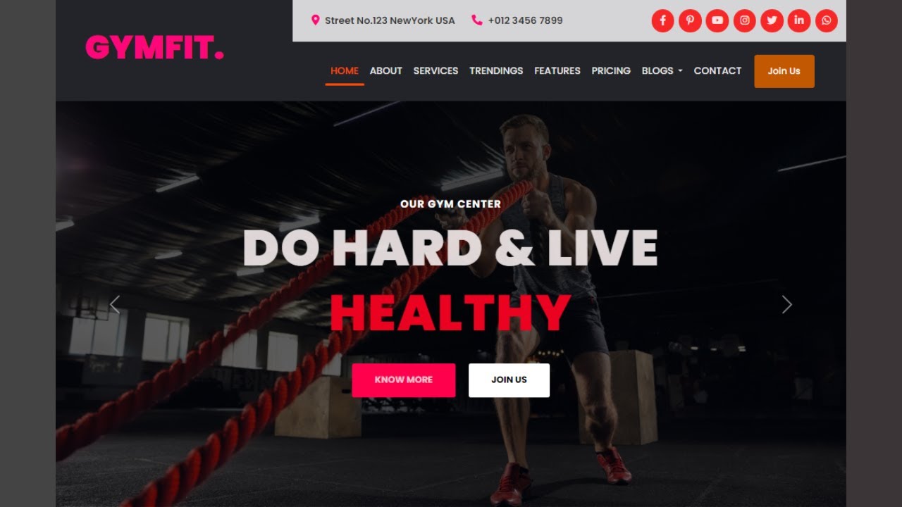 Make a Responsive Home Section in Html Css Bootstrap 5 - YouTube