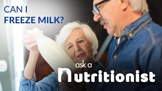 Can I Freeze Milk?