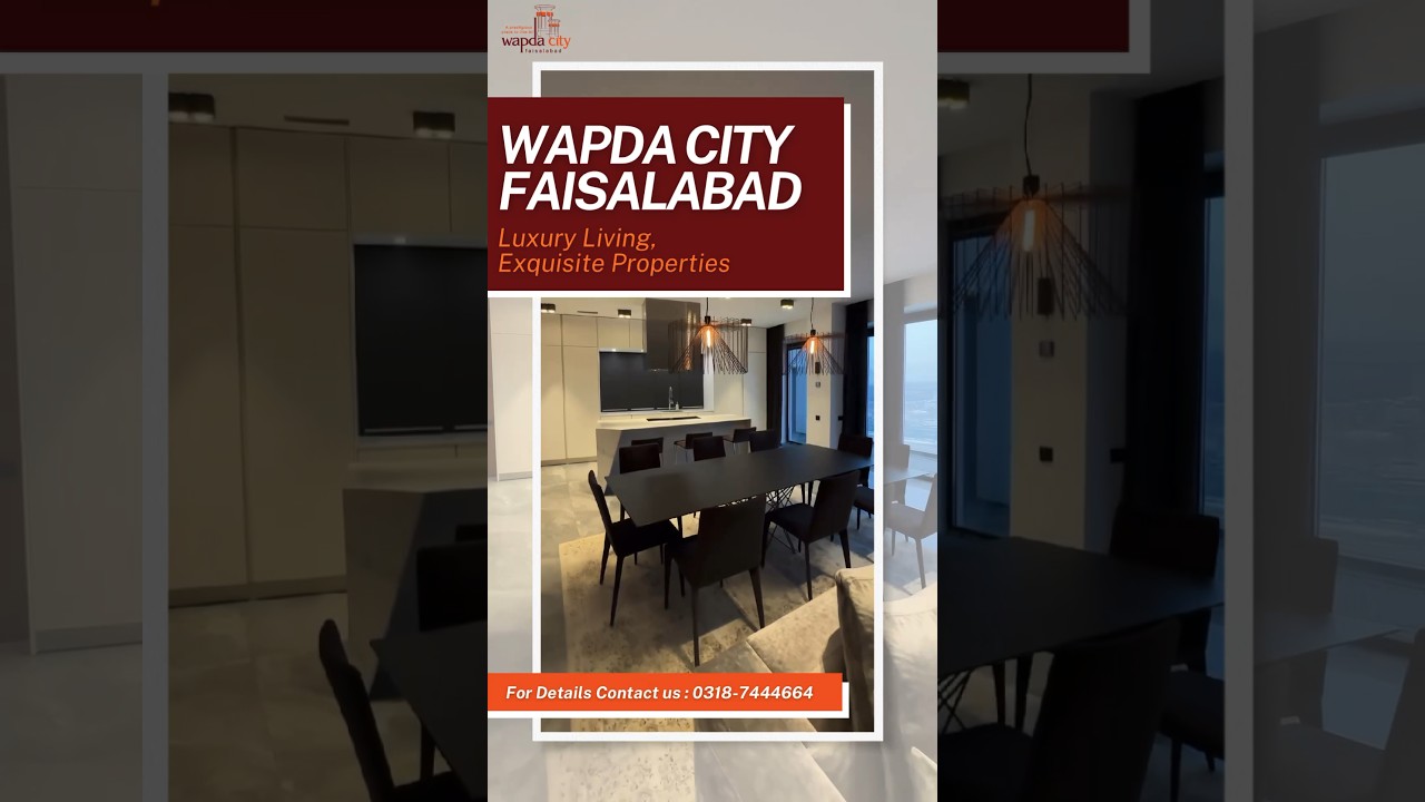 Luxury Living at WAPDA City Faisalabad.