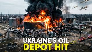 Russia Destroys Ukraine Oil Depot In Sumy With Geran-5 Strike