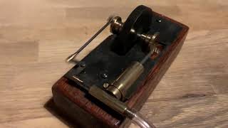 Steam engine old iron running very slowly